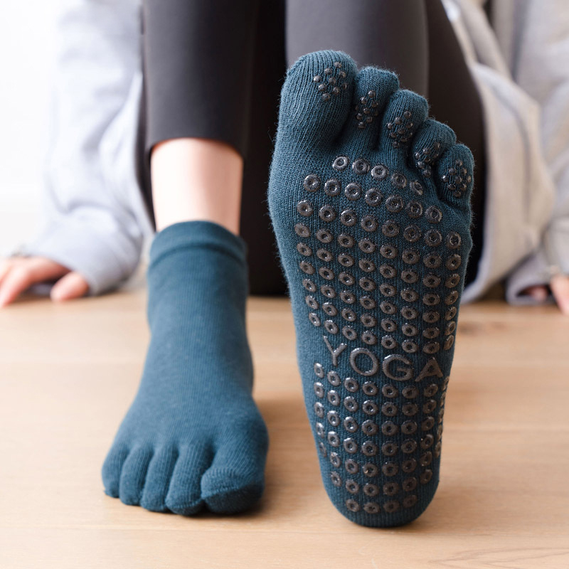 Grip Sock Yoga - Anti-Slip Frauen Pilates Socken Fünf Zehen
