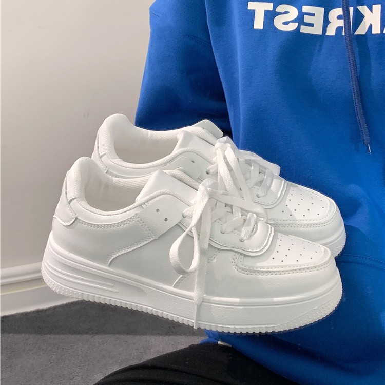 Damen Plateau-Sneaker in Weiß, – Vans Shoes Old Skool Bewertung und Preis